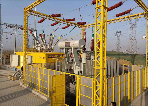 Mobile substation SZ11-31500/110 in xiong'an New District, Hebei Province