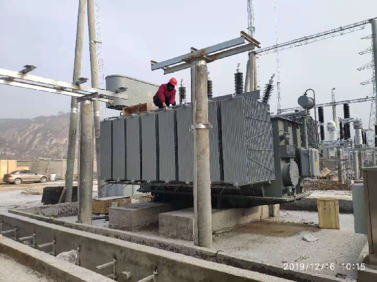 Shaanxi geoelectric Yan'an Yongping substation SSZ11-31500/110