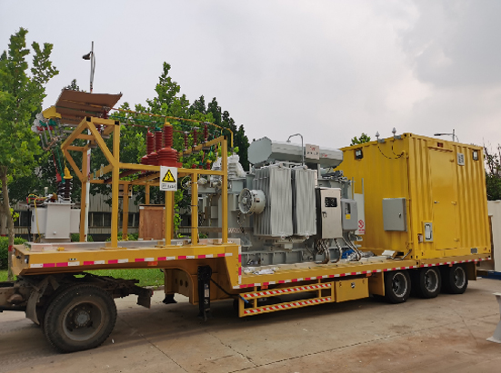 State Grid Qinghai Haidong power supply company vehicle mounted transformer SFZ20-10000/35